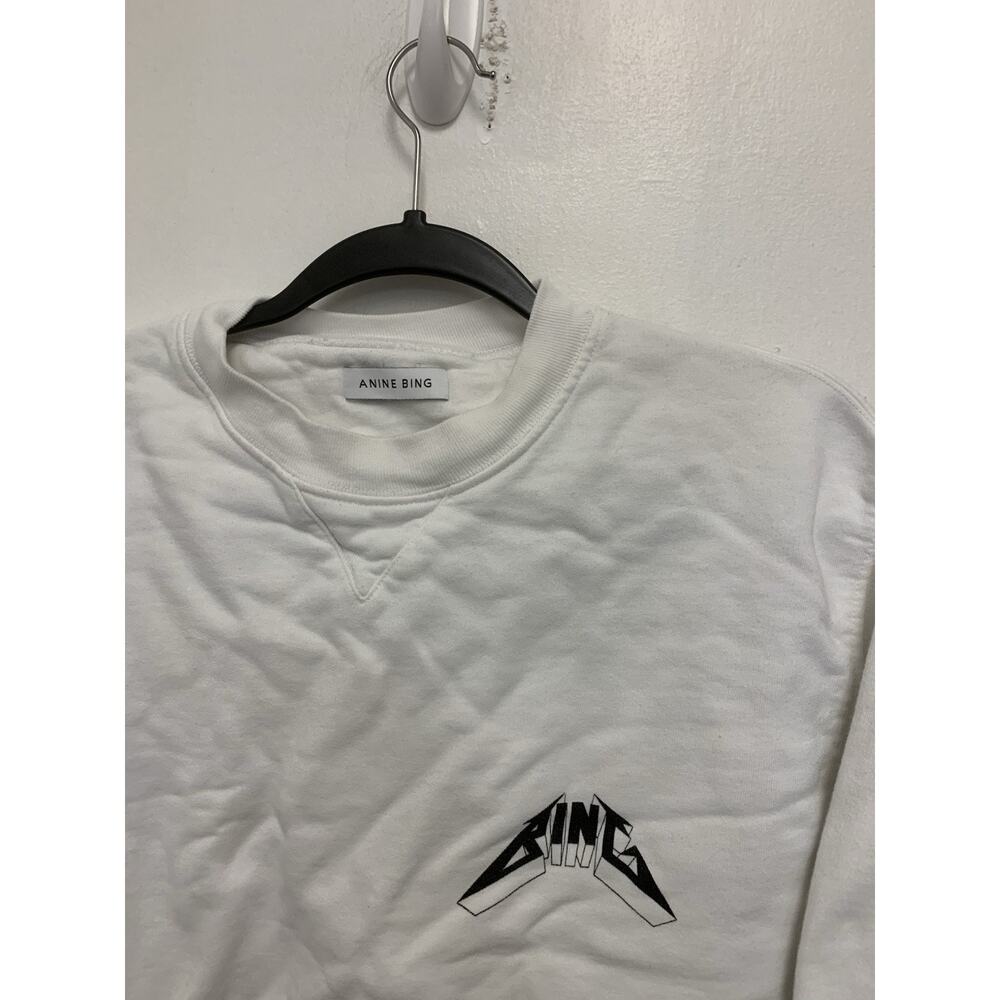 Anine Bing Ramona Tour Sweatshirt Small - Picture 2 of 5
